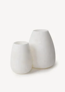Alabaster Candleholders - Oval