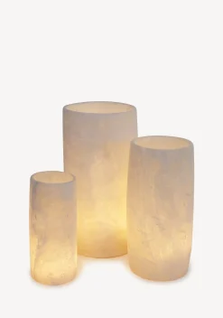 Alabaster Stone Candleholders