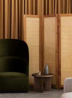 Androgyne Side Table, Dark Oak