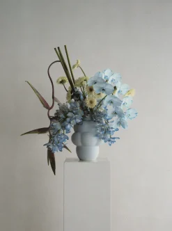Balloon Vase by Louise Roe - Ceramic Raw White
