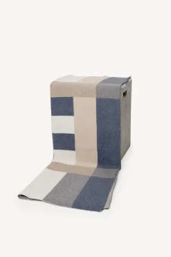 Bauhaus Cashmere Throw - Blue