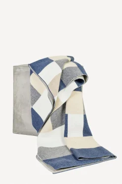 Bauhaus Cashmere Throw - Blue