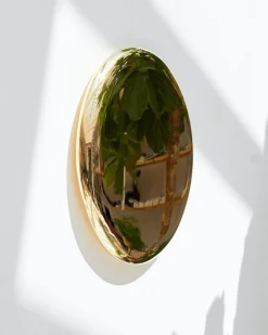 Beauty Mirror - Polished Brass