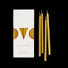 Beeswax Birthday Candles - Set of 10
