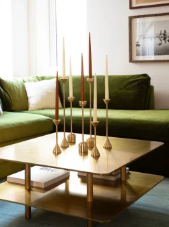 Brass Candleholder - Cone