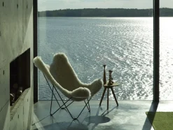 Butterfly Chair, Shorn Sheepskin - White