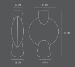 Ceramic Object - Sphere Bubl, Hexa