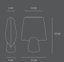 Ceramic Object - Sphere Square, Mini