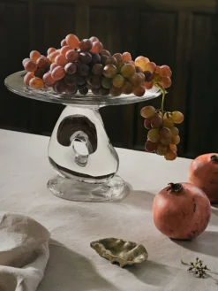 Damo Glass Centerpiece Pedestal