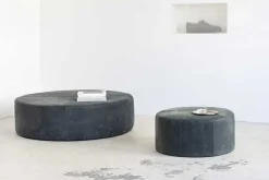 Leather Pouf - Large