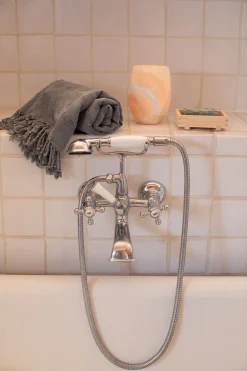 Marbled Alabaster Candleholders - Sapphire