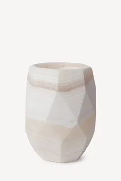 Marbled Alabaster Candleholders - Sapphire
