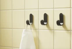 Mini Curve Hook - Black - set of 2