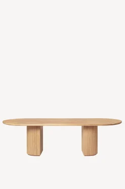 Moon Dining Table - Elliptical Natural Oak