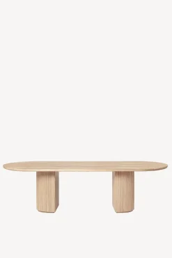 Moon Dining Table - Elliptical Natural Oak