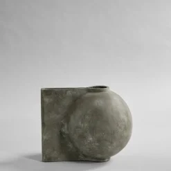 Offset Vase - Dark Gray