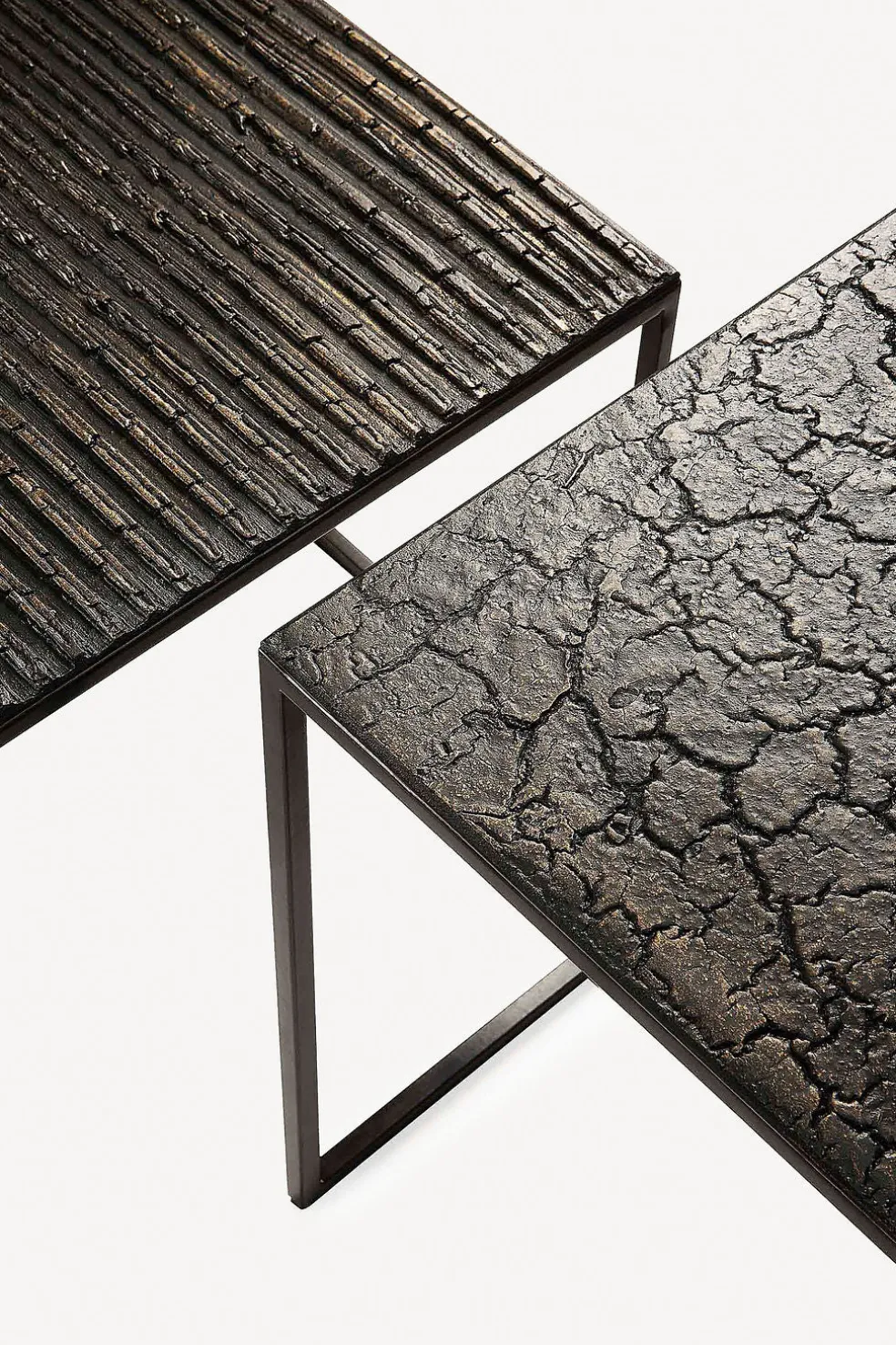 Pentagon Nesting Coffee Table Set