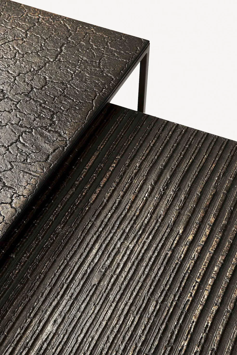 Pentagon Nesting Coffee Table Set