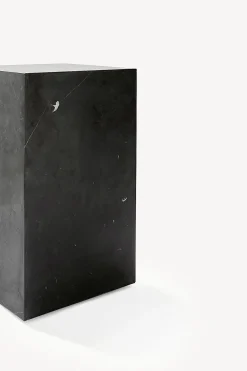 Plinth Marble Tables - Black Marble