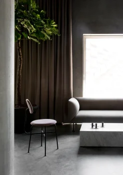 Plinth Marble Tables - White Marble