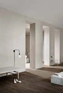 Plinth Marble Tables - White Marble