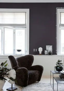 The Tired Man Chair and Footstool - Sheepskin