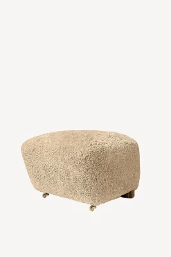 The Tired Man Chair and Footstool - Sheepskin