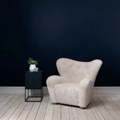 The Tired Man Chair and Footstool - Sheepskin