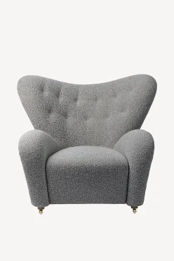 The Tired Man Chair and Footstool - Fabric