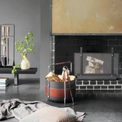 Wood Basket Emma - Havana