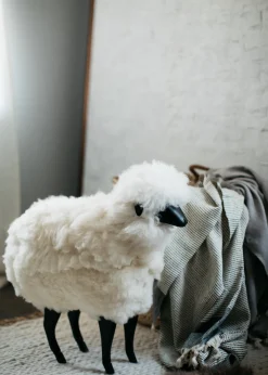 Wooden Sheep Family - Black Wood